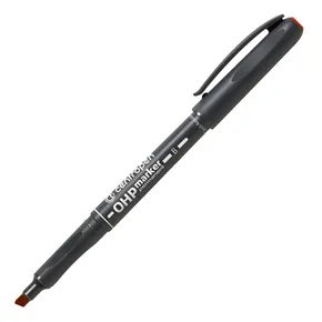 Permanentný popisovač Centropen OHP 2638 B červený – klinový hrot 1–3 mm